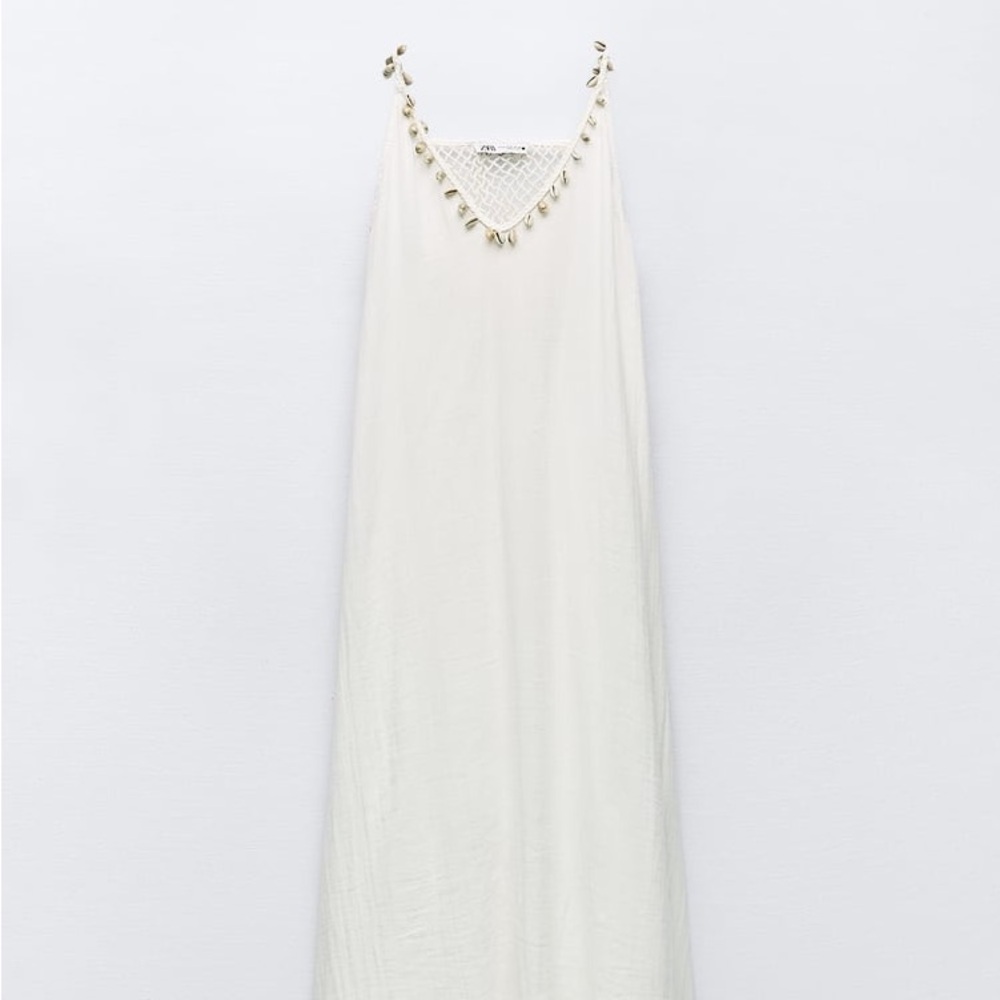 NWT Zara Shell Crochet Dress